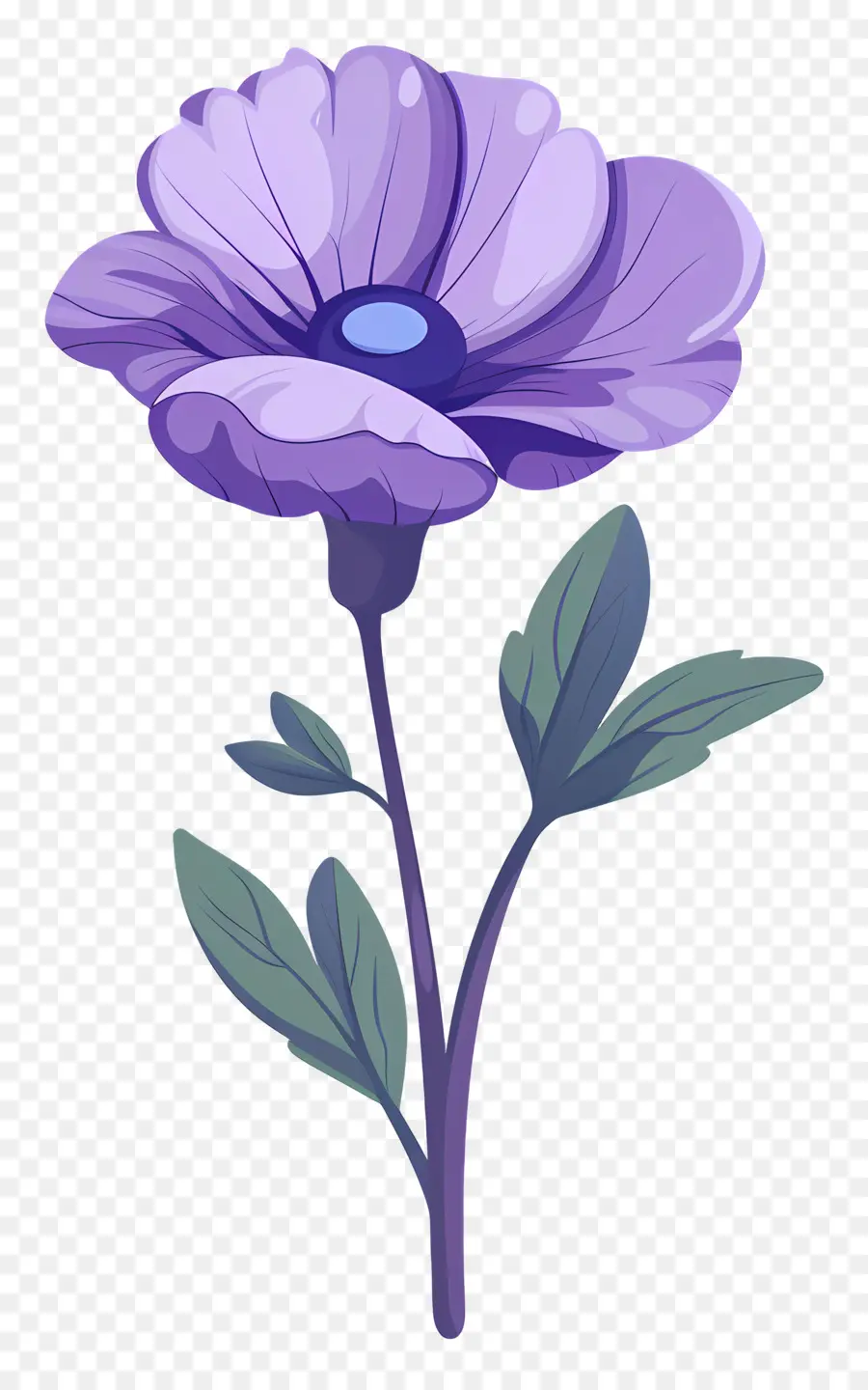 Flor De Violeta，Flor Morada PNG