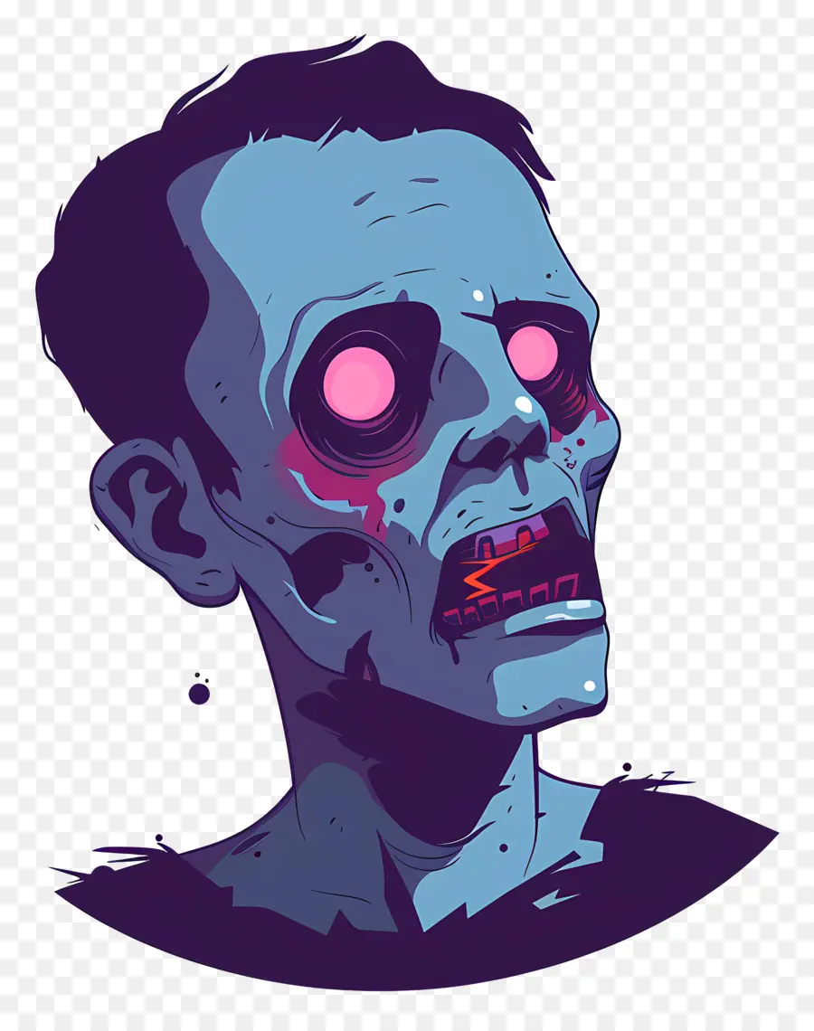 Zombie，Piel Oscura PNG