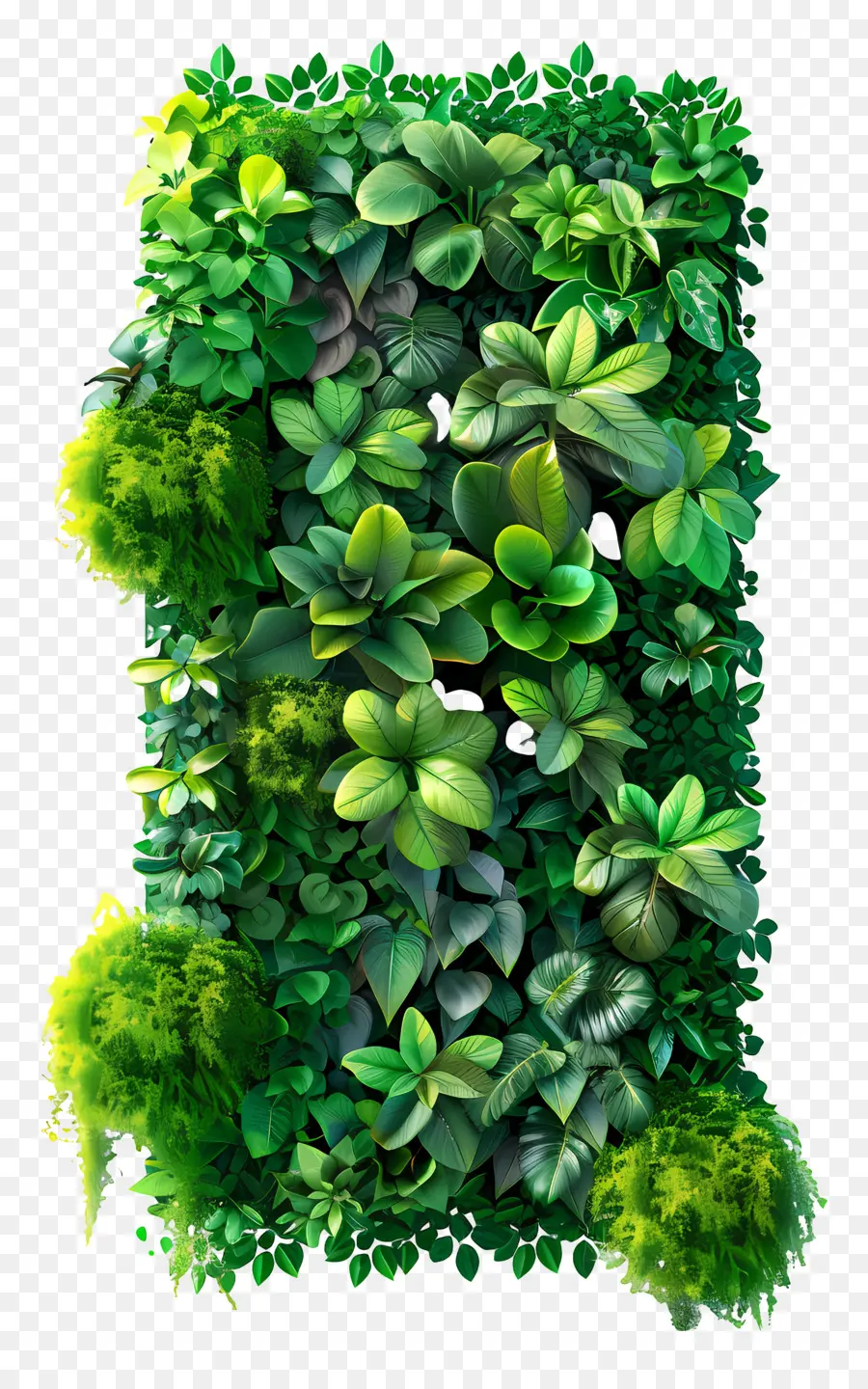 Jardín Vertical，Las Plantas Verdes PNG