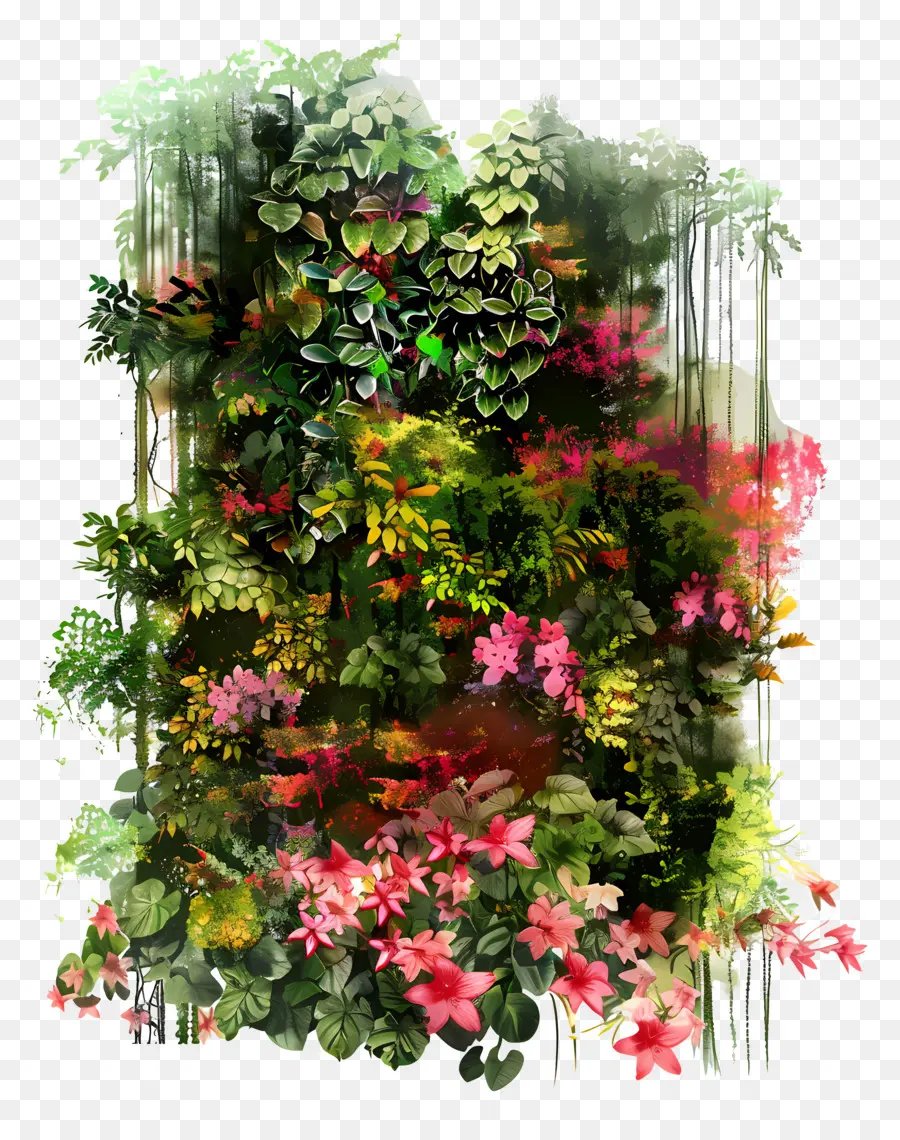 Jardín Vertical，Jardín PNG