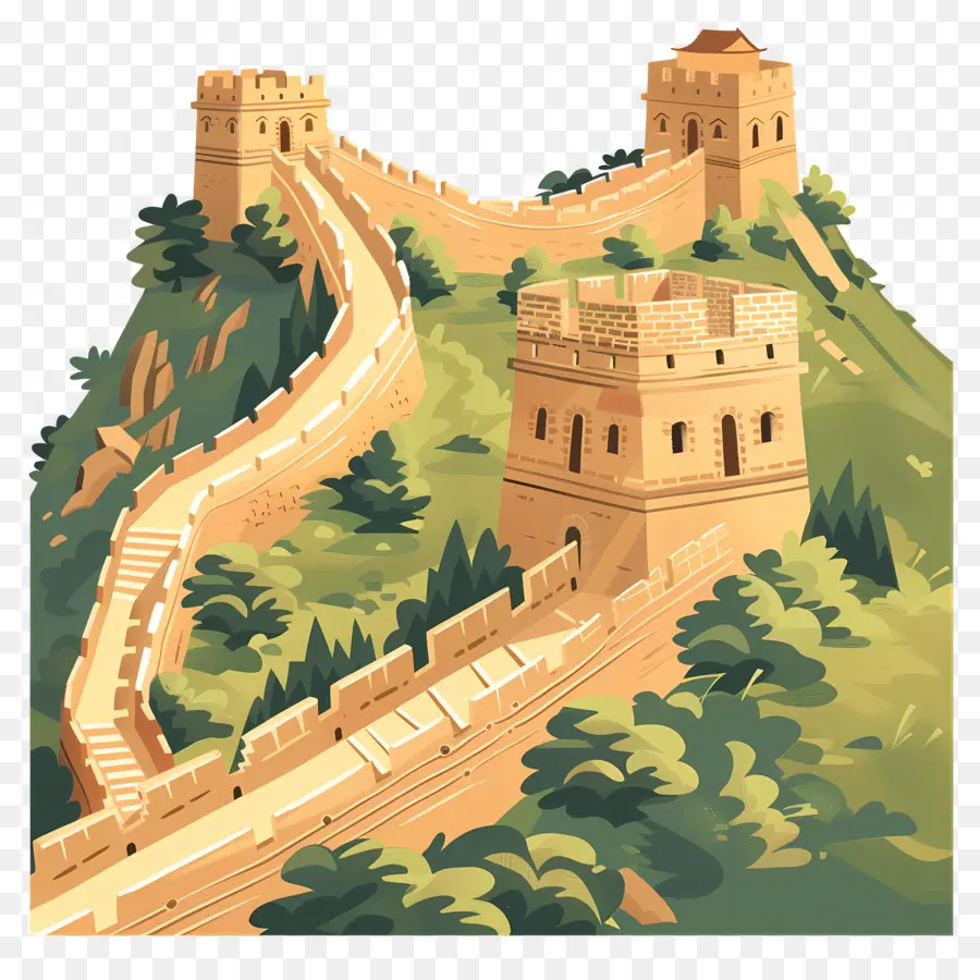 La Gran Muralla De China，China PNG