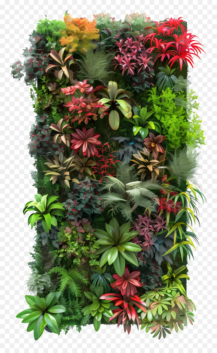 Jardín Vertical，Las Plantas Verdes PNG