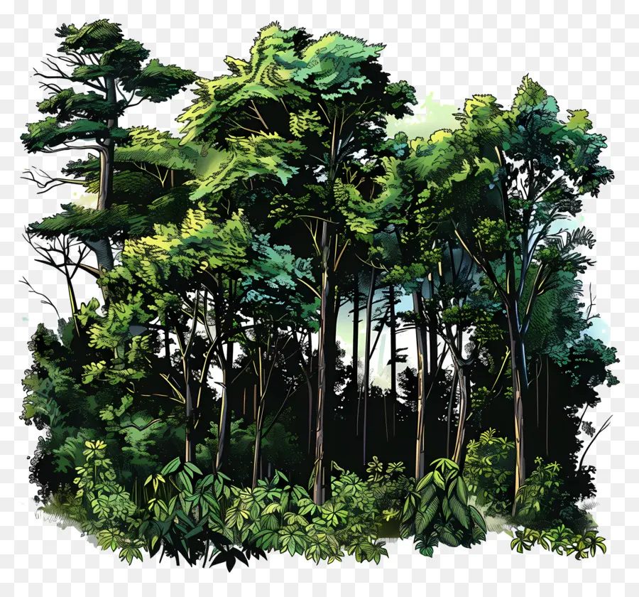 Bosque Denso，Bosque PNG