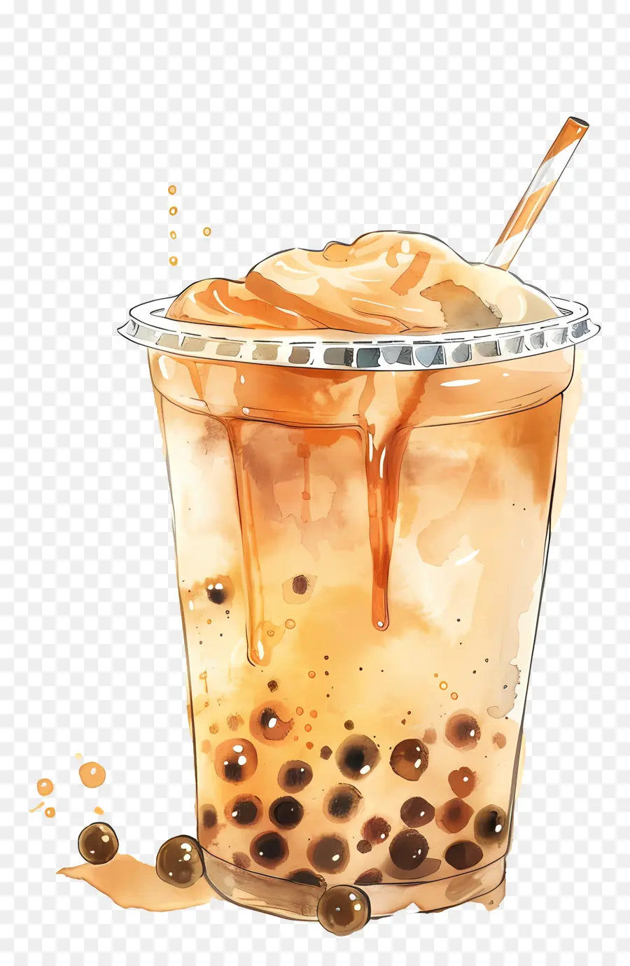 Té De Burbujas De Café，Té De Burbujas PNG