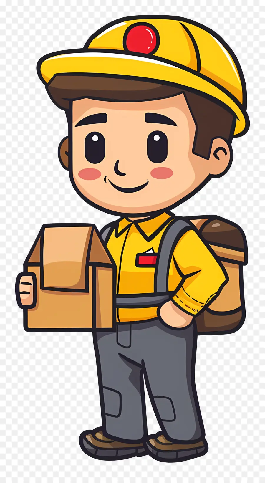 Trabajador De Correos，Hombre De Entrega PNG