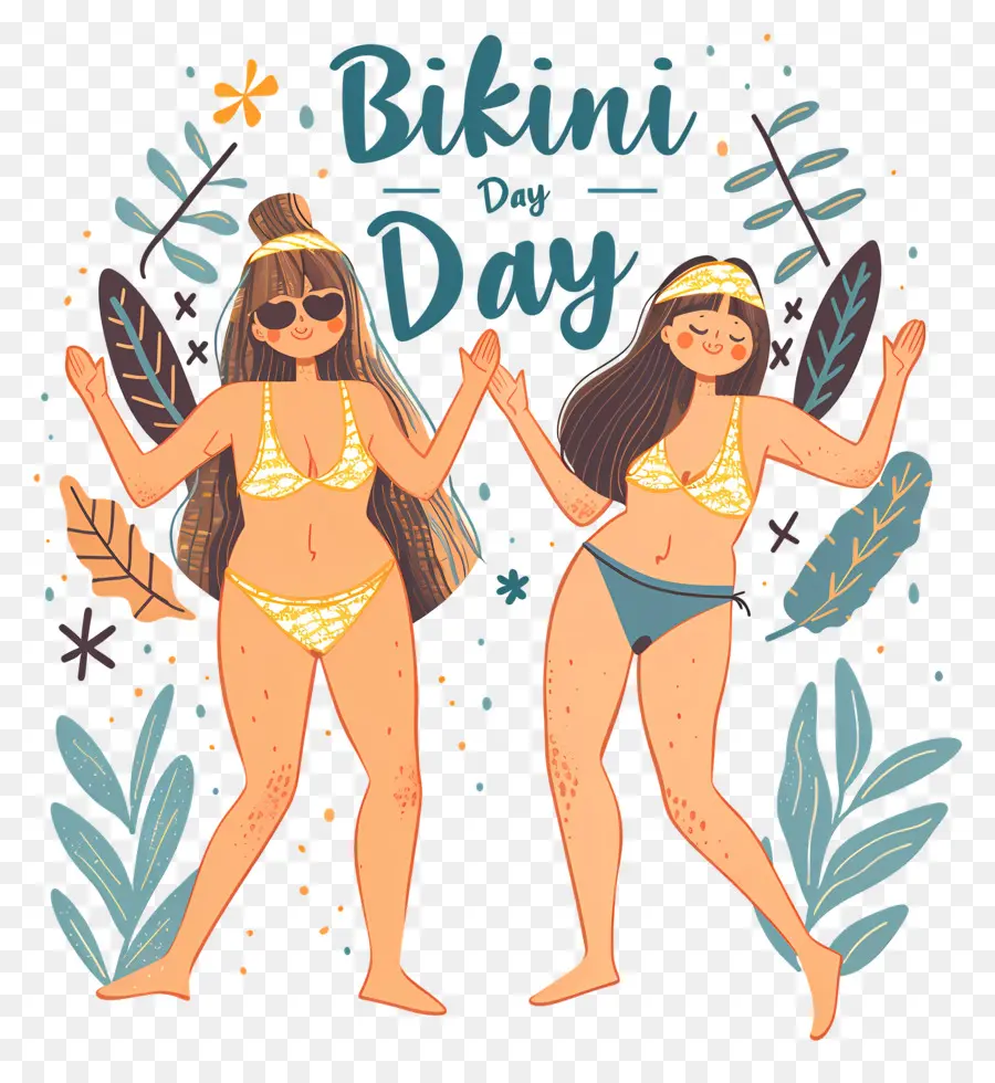 Día De Bikini，Vacaciones En La Playa PNG