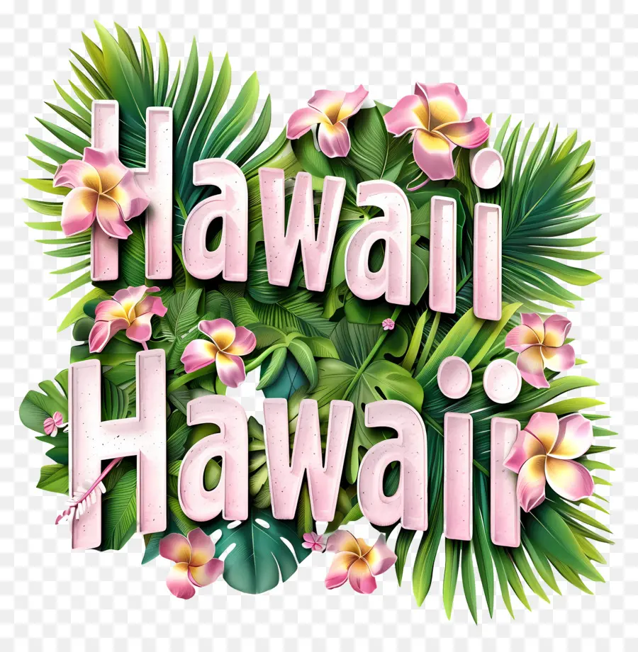 Hawai，Flores Hawaianas PNG