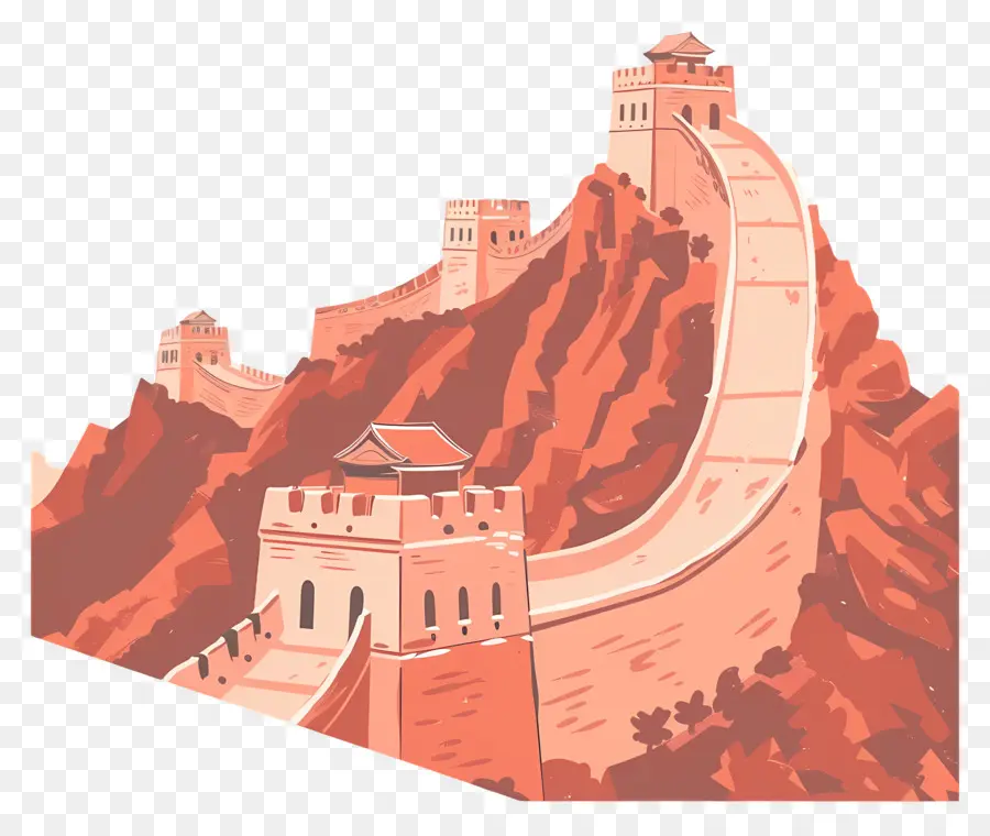 Muralla Grande China，Gran Muralla PNG