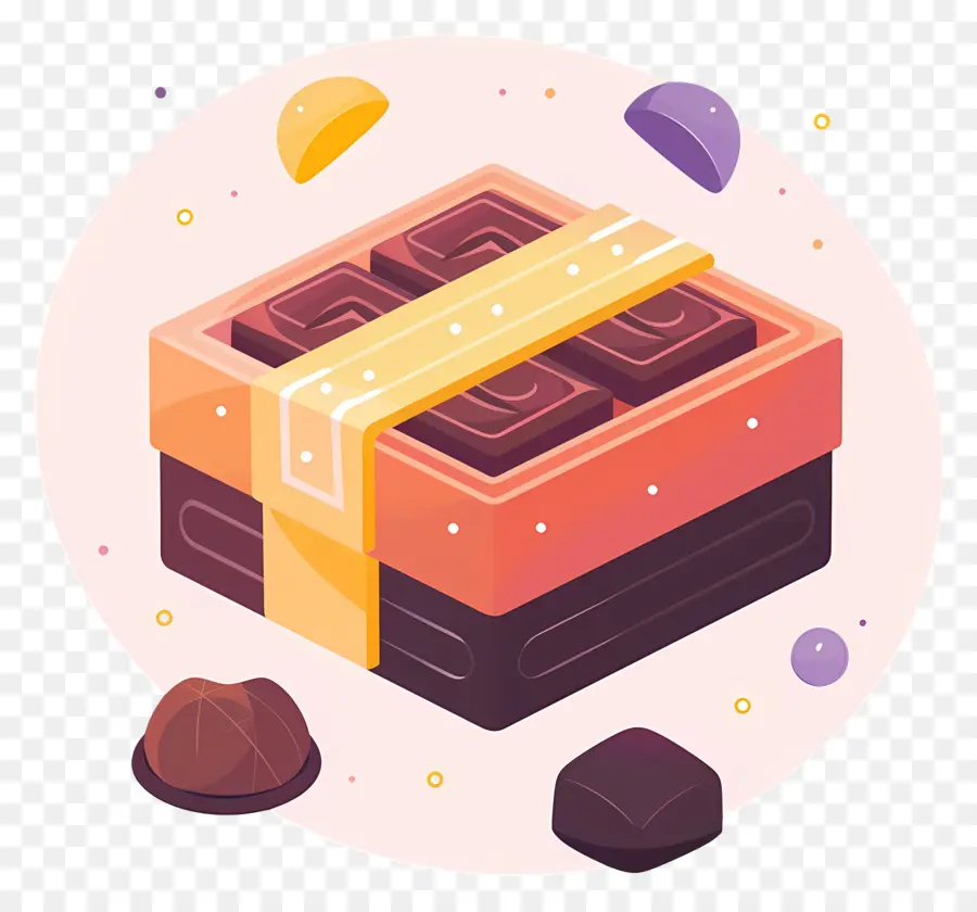 Caja De Chocolate，Chocolate PNG