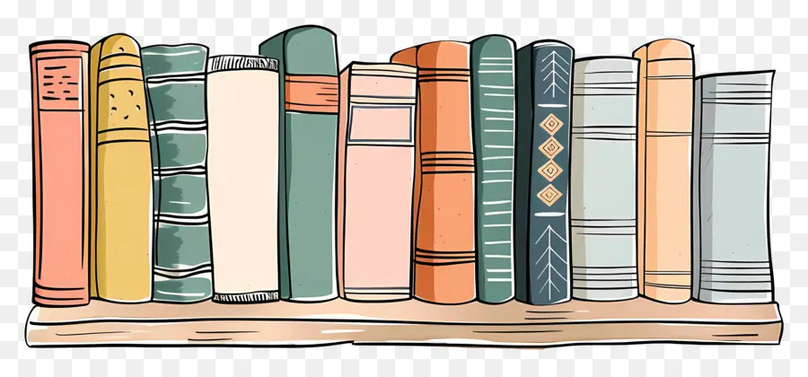 Los Libros En El Estante，Libros PNG