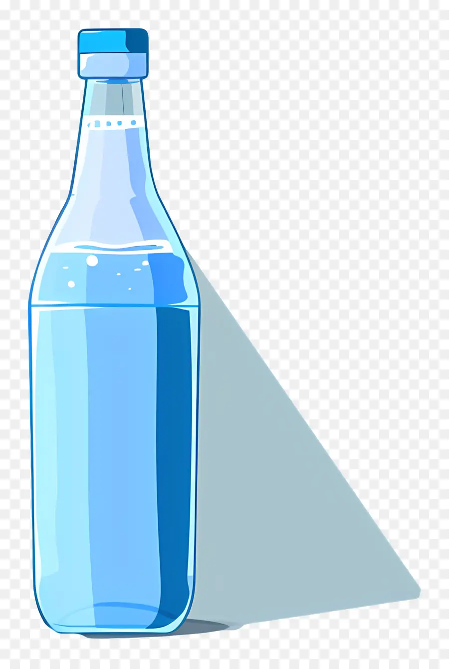 Botella Azul，Botella De Vidrio PNG