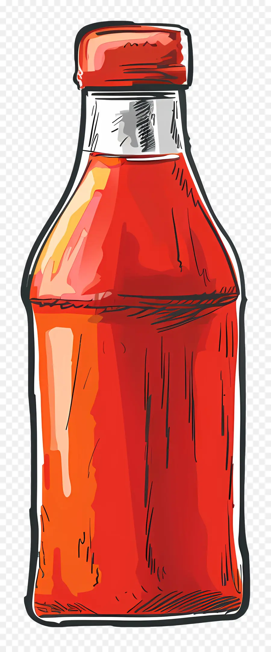 Botella De Ketchup，El Jugo De Tomate PNG