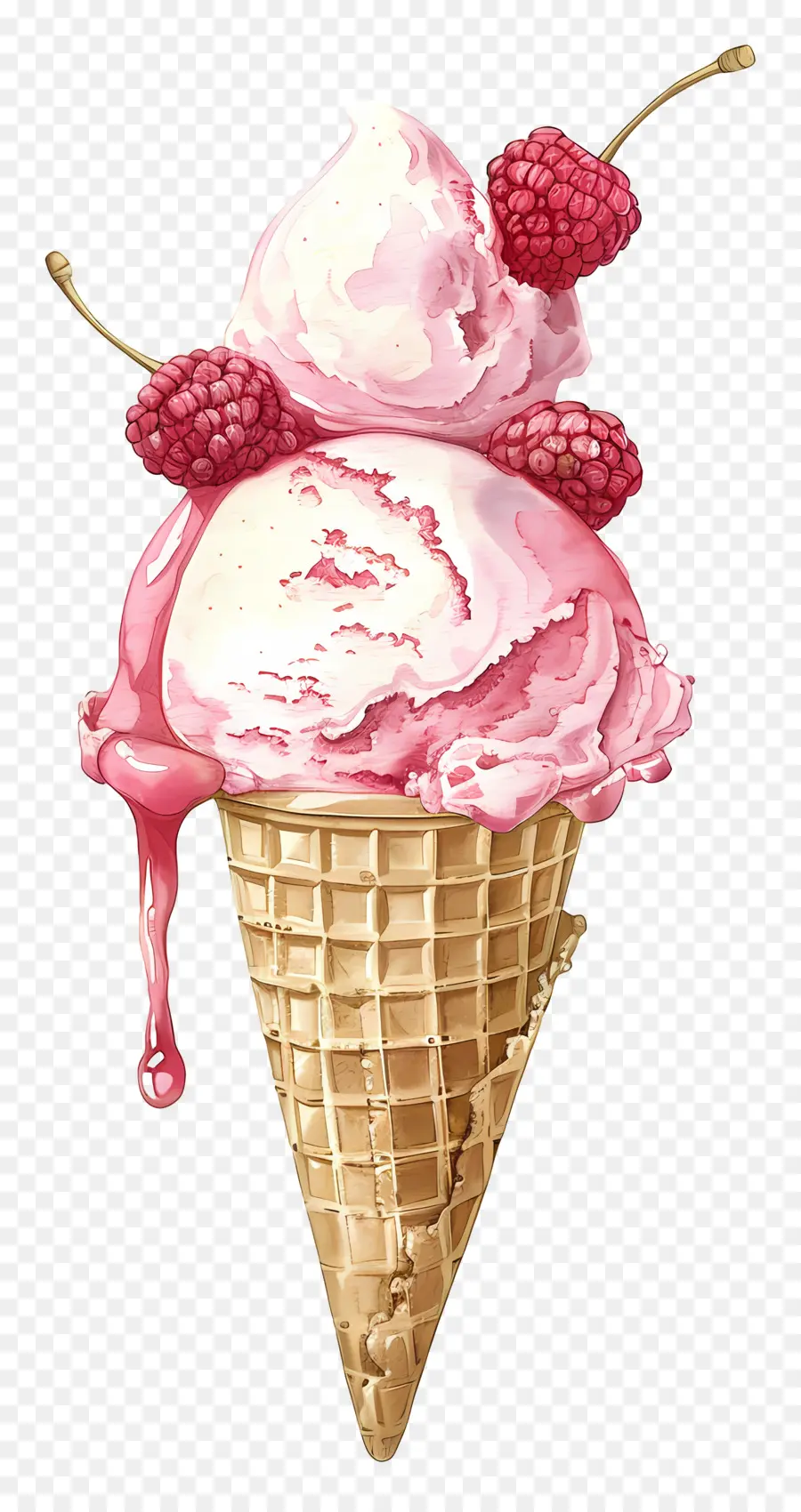 Helado，Cono De Helado PNG