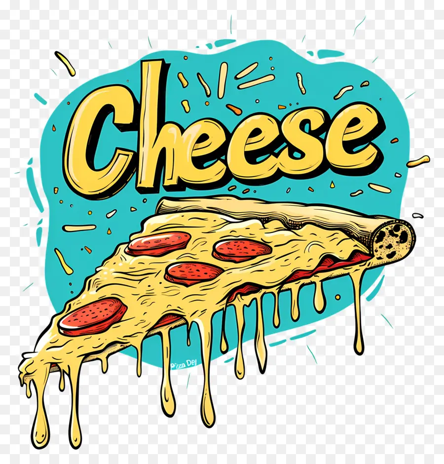 La Pizza De Queso De Día，Pizza PNG