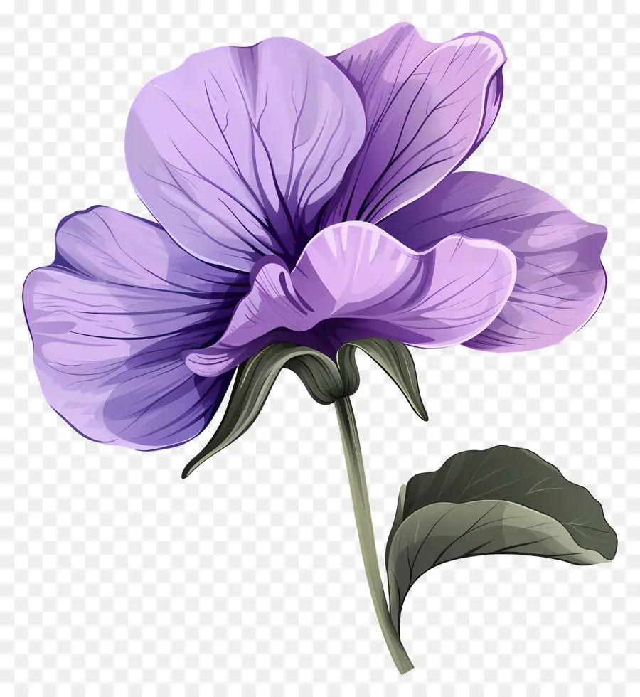 Flor Violeta，Flor Morada PNG