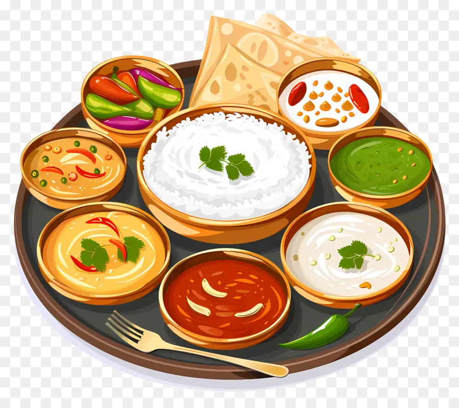 Thali Indio，Curry PNG