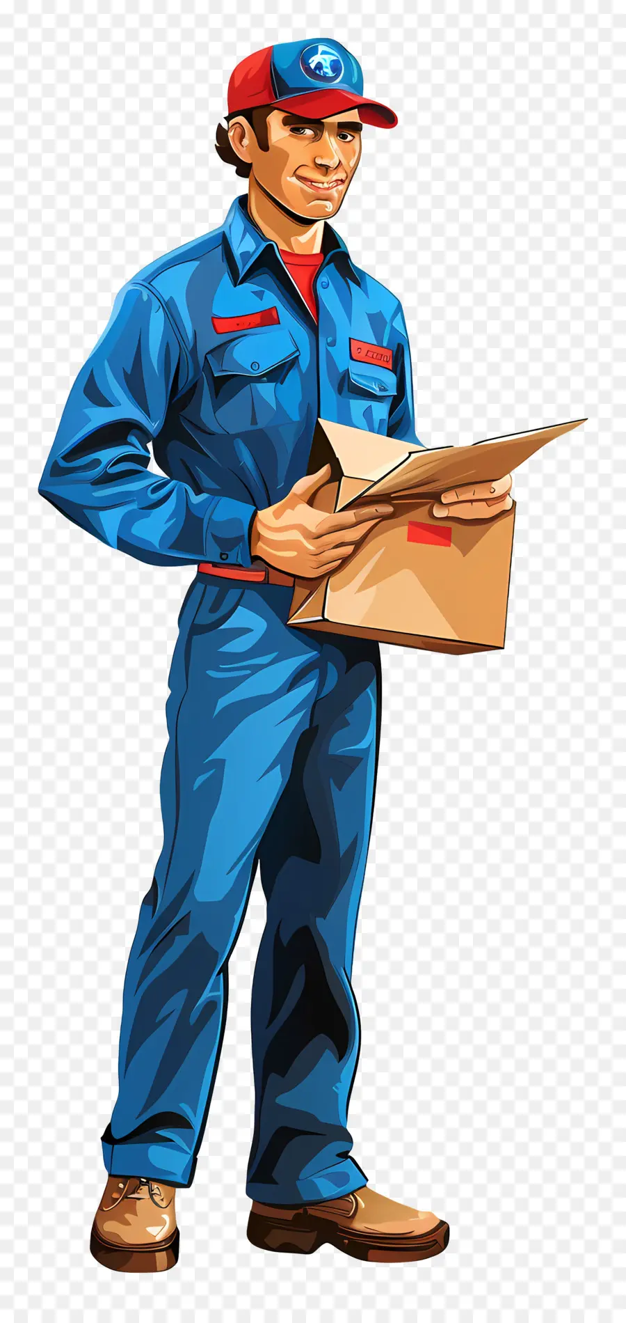 Trabajador Postal，Repartidor PNG