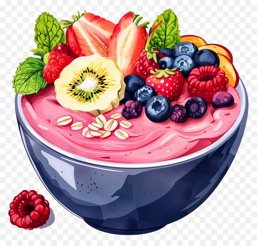 Batido De Tazón，Frutas PNG