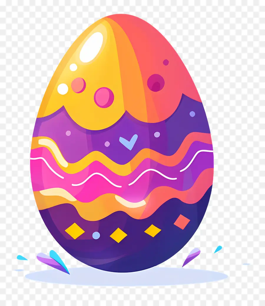 Huevo De Pascua，Huevo Decorativo PNG