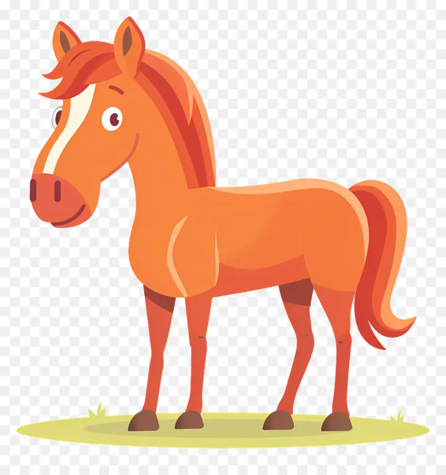 Dibujos Animados De Caballos，Lindo Caballo PNG