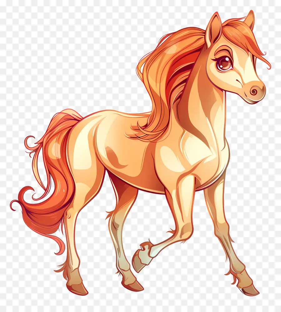 Dibujos Animados De Caballos，Caballo PNG