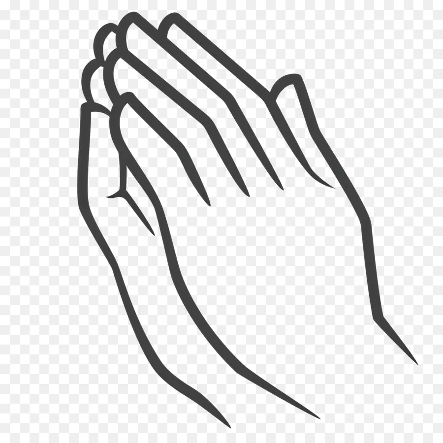 Las Manos En Oración，La Oración PNG