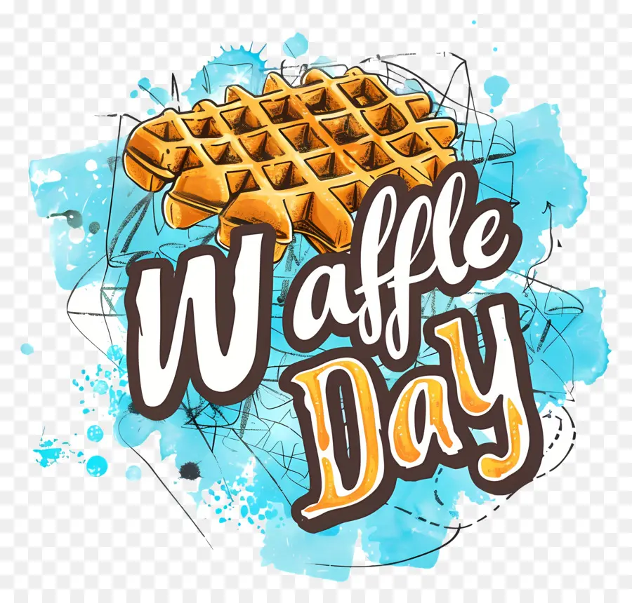 Waffle Día，Tienda De Gofres PNG