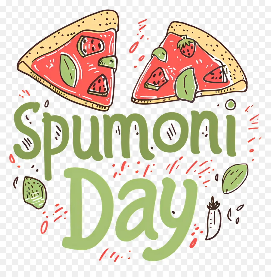 Spumoni Día，Rebanada De Pizza PNG