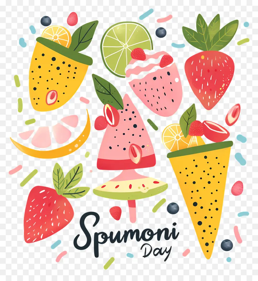 Día Del Spumoni，Spumoni PNG