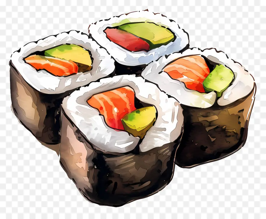 Rollos，Rollos De Sushi PNG