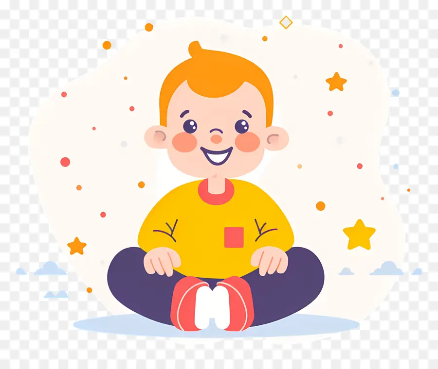 Infantil，Niño Sonriente PNG