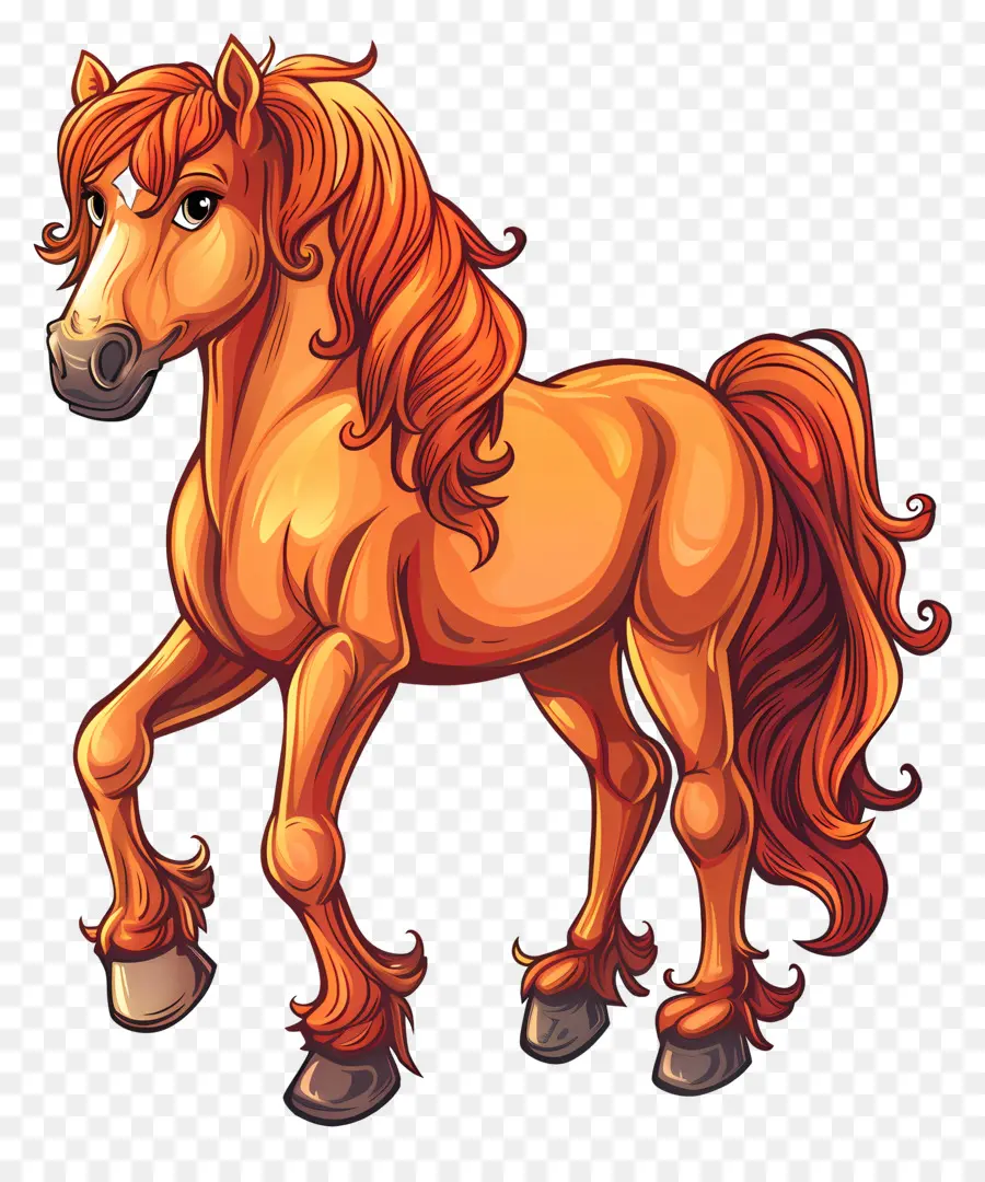 Dibujos Animados De Caballos，Caballo PNG