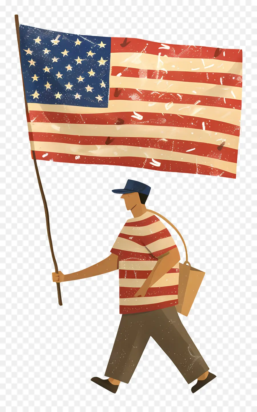 El 4 De Julio，Bandera Americana PNG