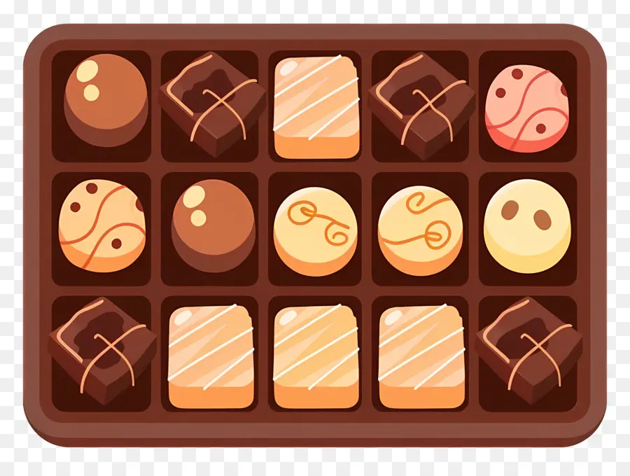 Caja De Chocolate，Chocolate PNG