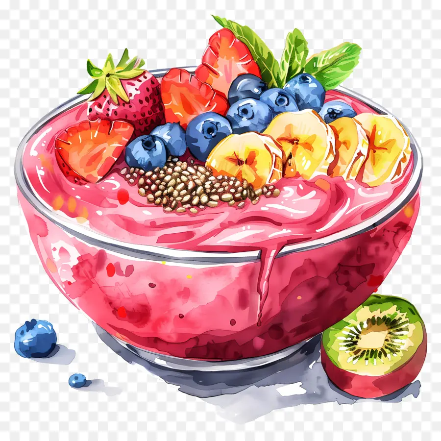 Batido De Tazón，Batido De Fruta PNG