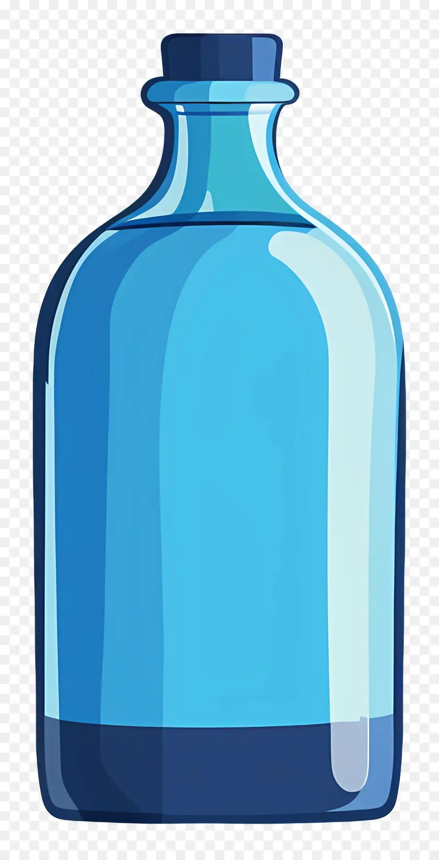 Botella Azul，Botella De Vidrio PNG