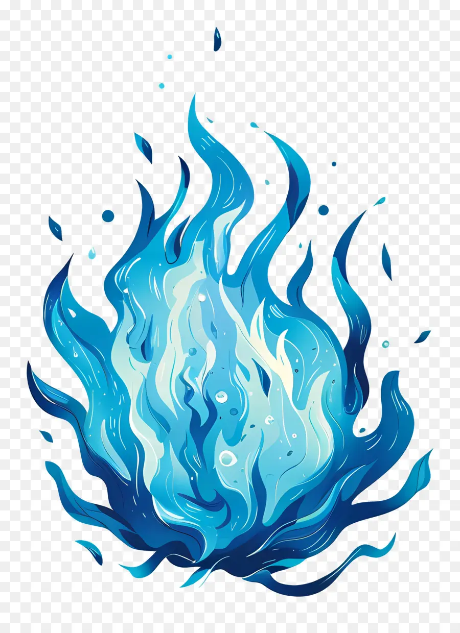 Bola De Fuego Azul，Fuego PNG