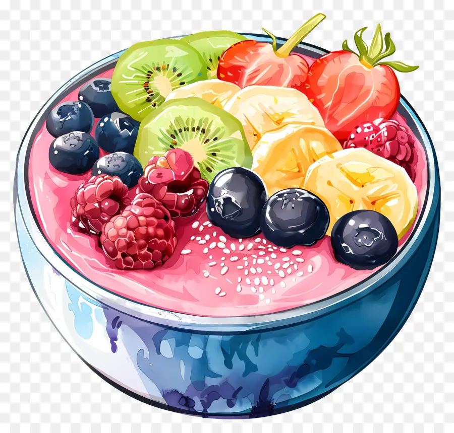 Batido De Tazón，Frutas PNG