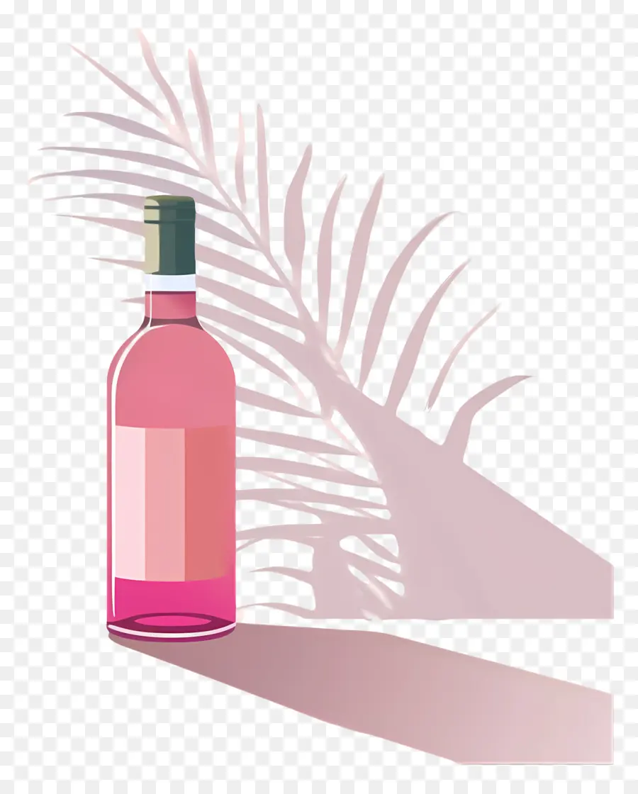 Rosa Botella，Vino De Color Rosa PNG