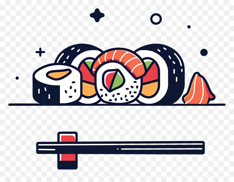 Sushi，Japonés PNG