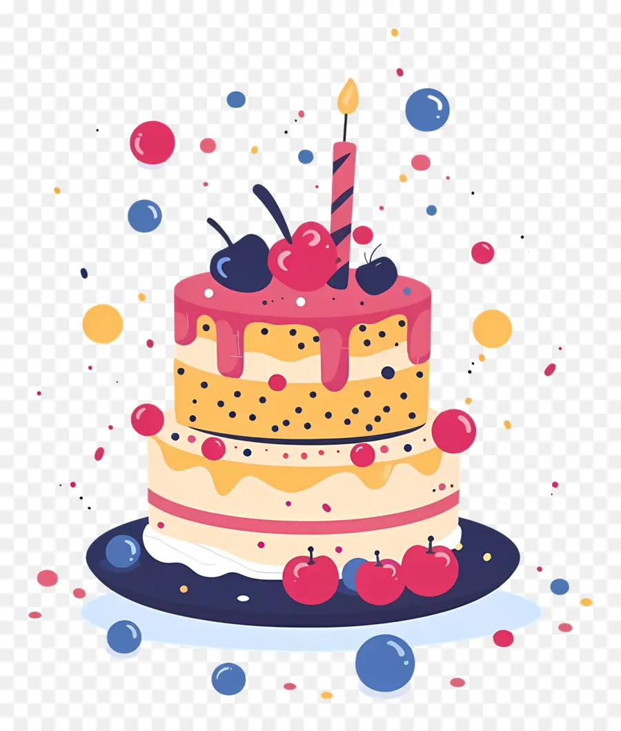 Pastel De Cumpleaños，Celebración PNG
