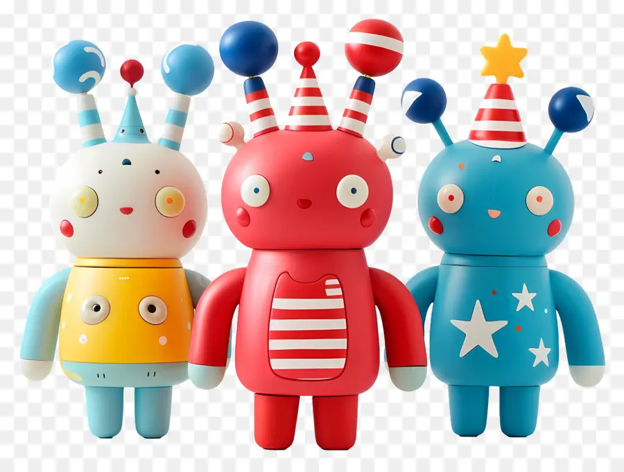 El 4 De Julio，Los Robots PNG