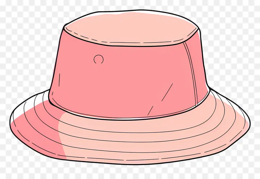 Sombrero De Cubo，Rosa Sombrero De Cubo PNG