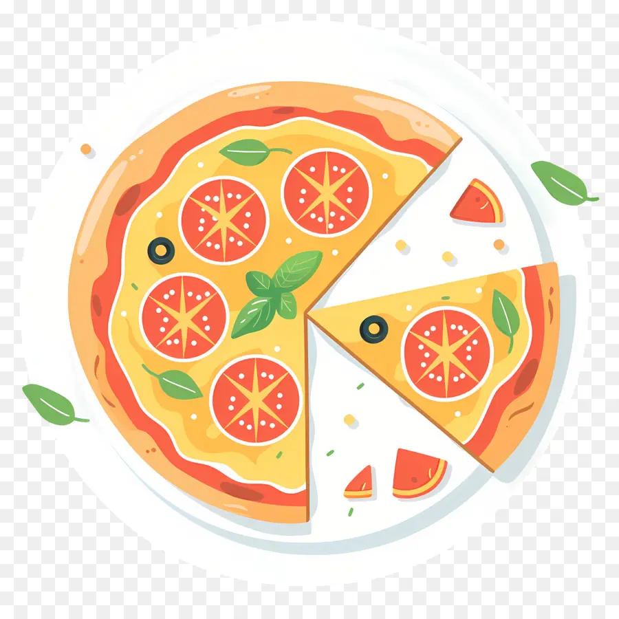 Pizza，Rebanadas PNG