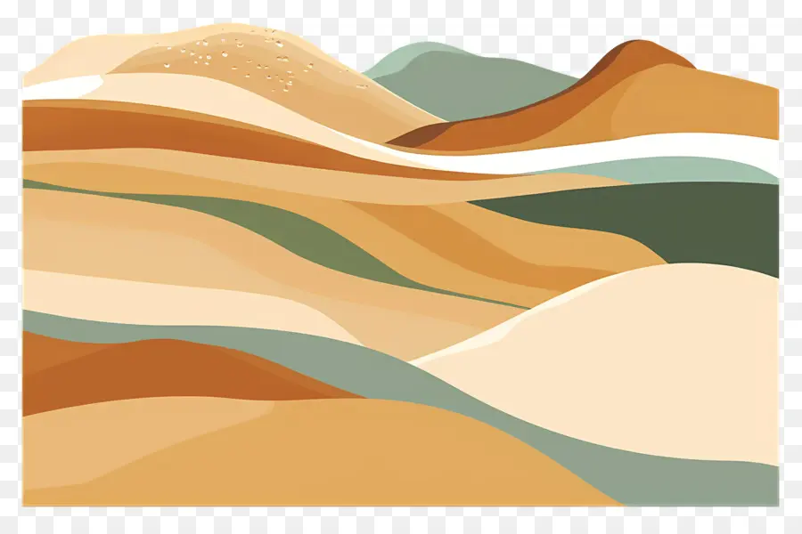 Las Dunas De Arena，Paisaje PNG