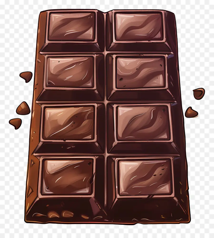 Barra De Chocolate，Chocolate Bloque PNG