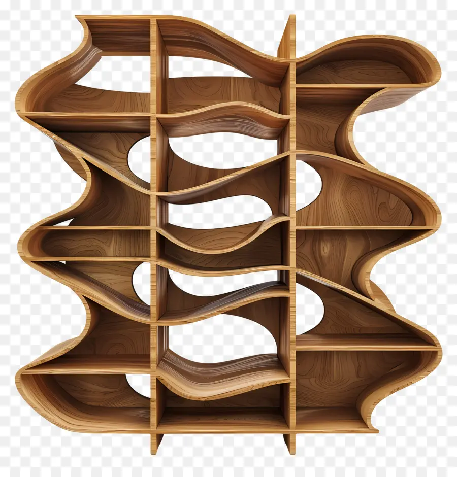 Bookshelf，Estante De Madera PNG