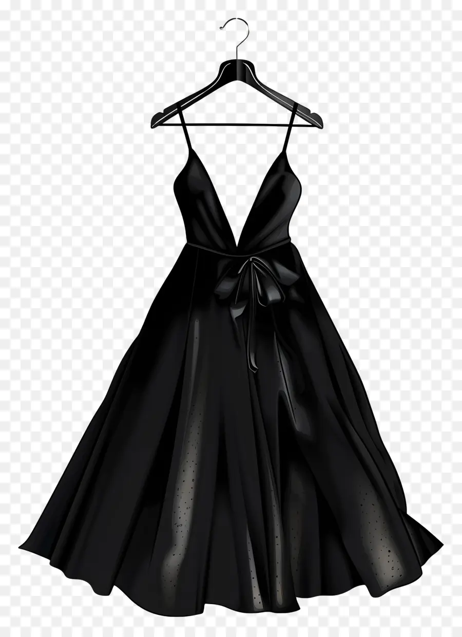 Vestido Negro，Vestido De Noche Negro PNG