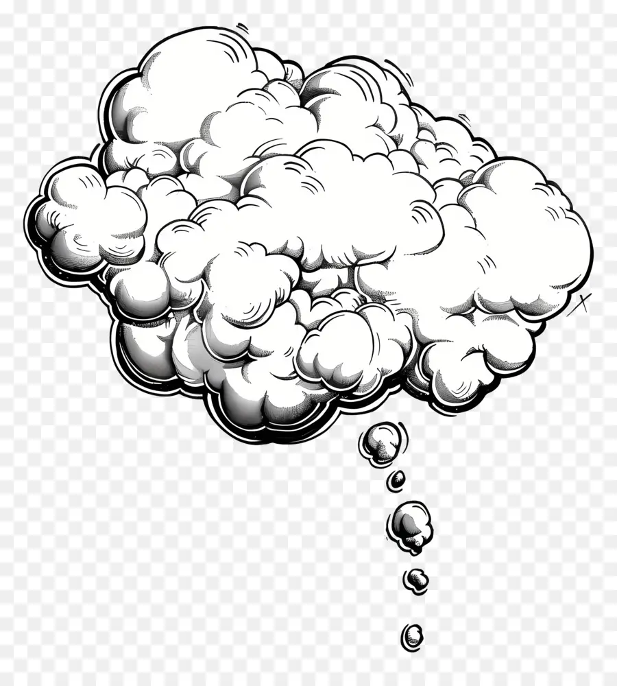 Burbuja De Pensamiento，Nube PNG