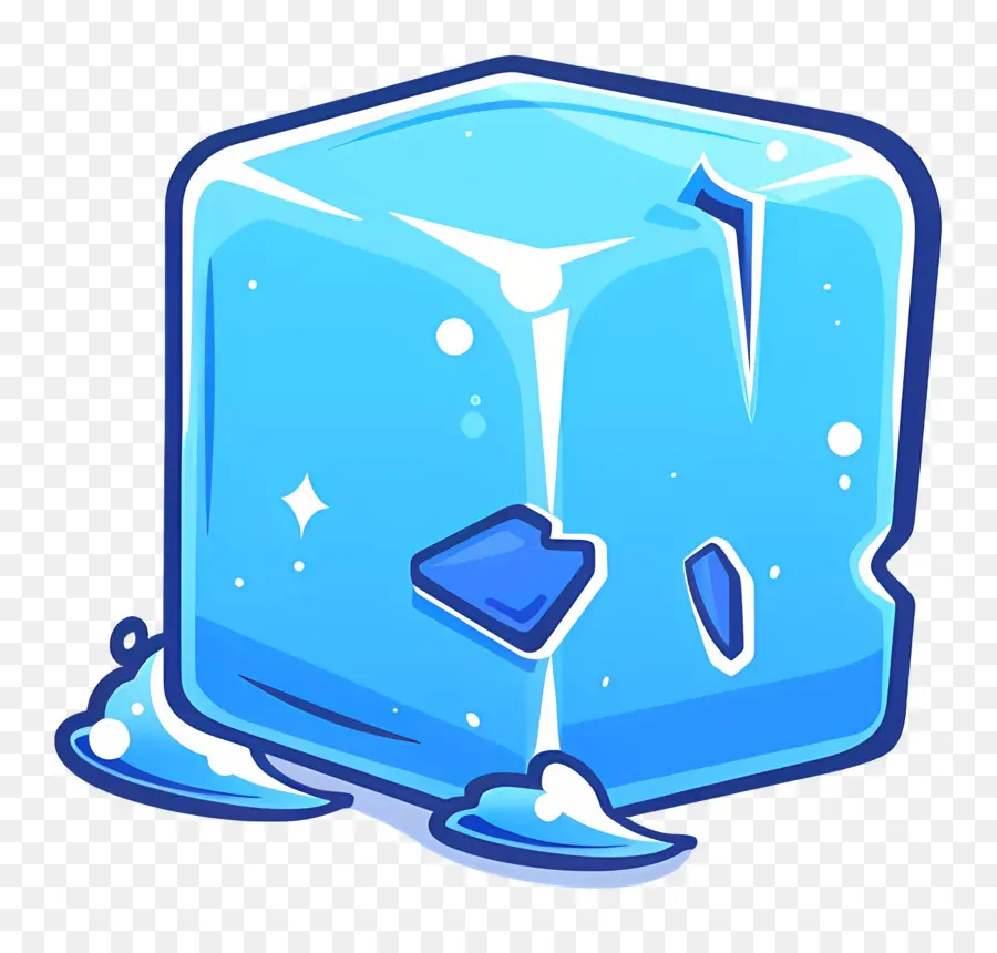 Cubo De Hielo，El Hielo Claro PNG